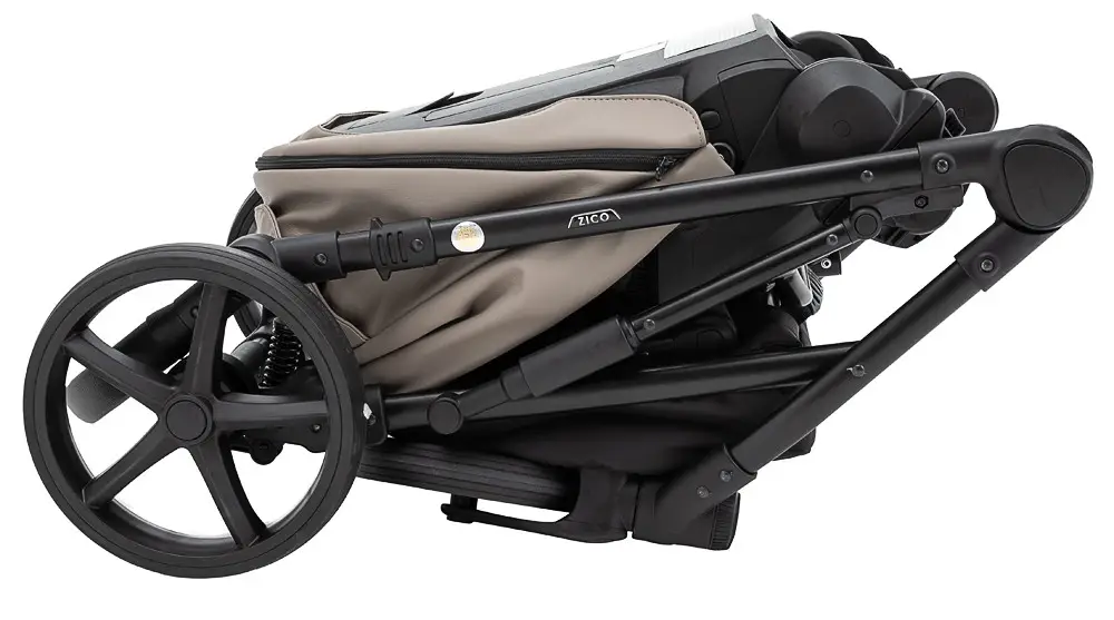 Детская коляска 2 в 1 Adamex Zico Eco Sa-9 темный капучино